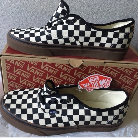 Vans Shoes - checkerboard black11.5